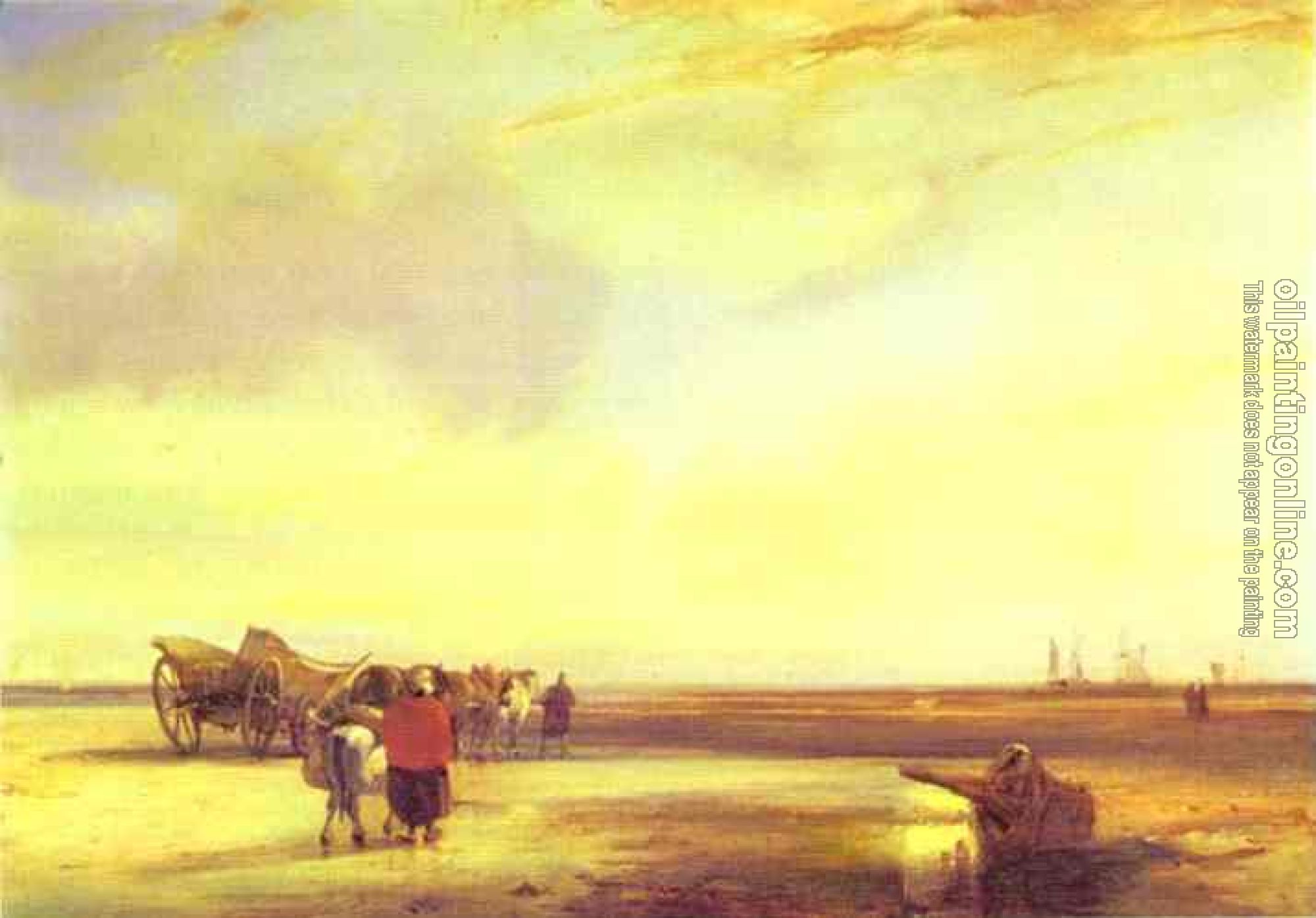 Richard Parkes Bonington - Boulogne Sands